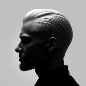 Slicked Back Medium Cut
