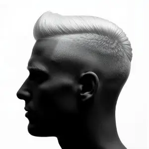 Undercut with Natural Top
