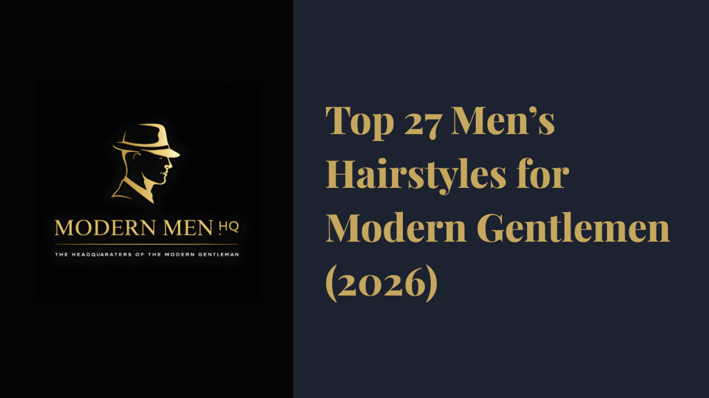Top 27 Men’s Hairstyles for Modern Gentlemen (2026)​