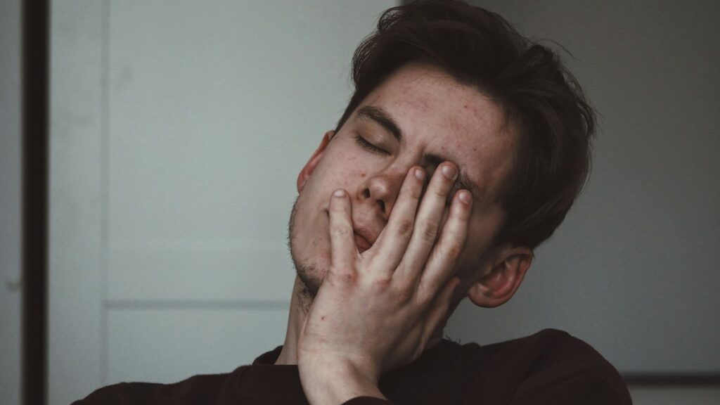 Man preparing to exercise despite a busy day