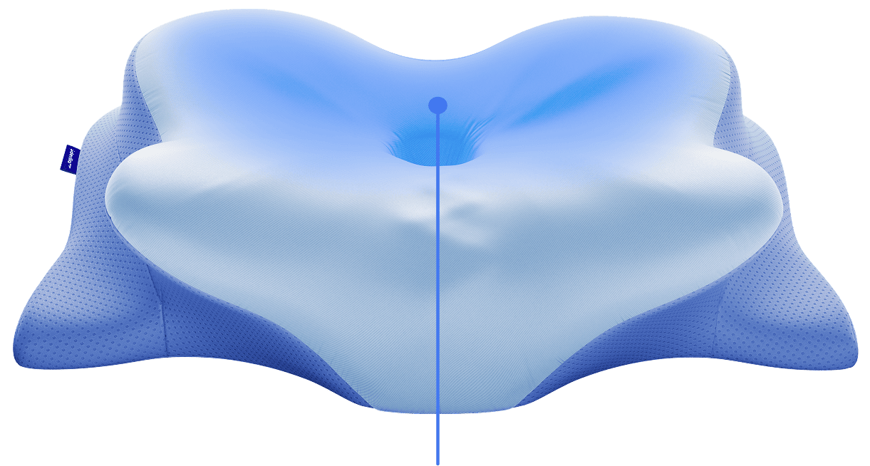Derila Ergo contoured memory foam pillow
