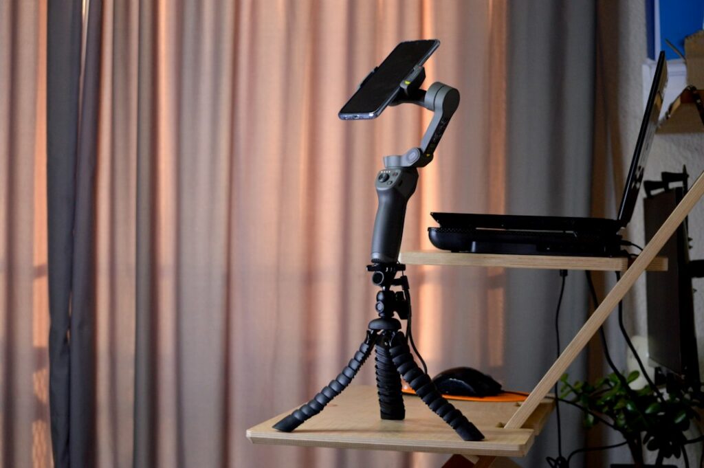 Simple home setup for recording training videos on a budget