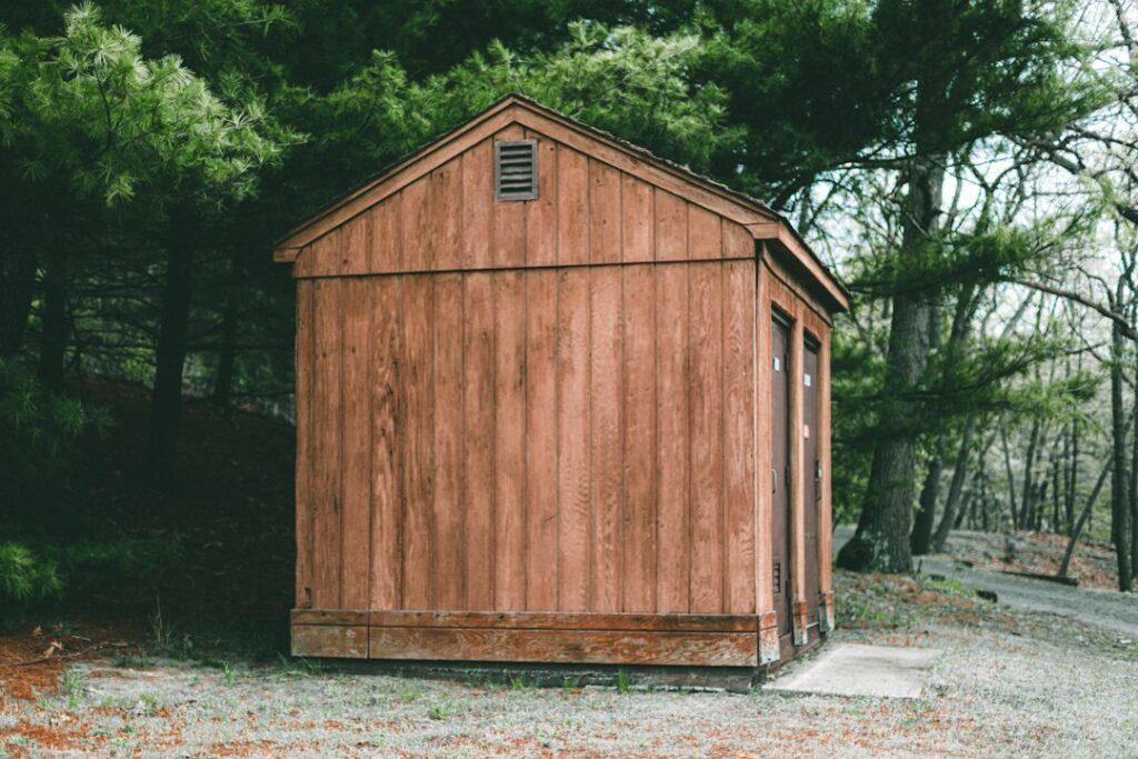 Wooden shed plans and a backyard shed project