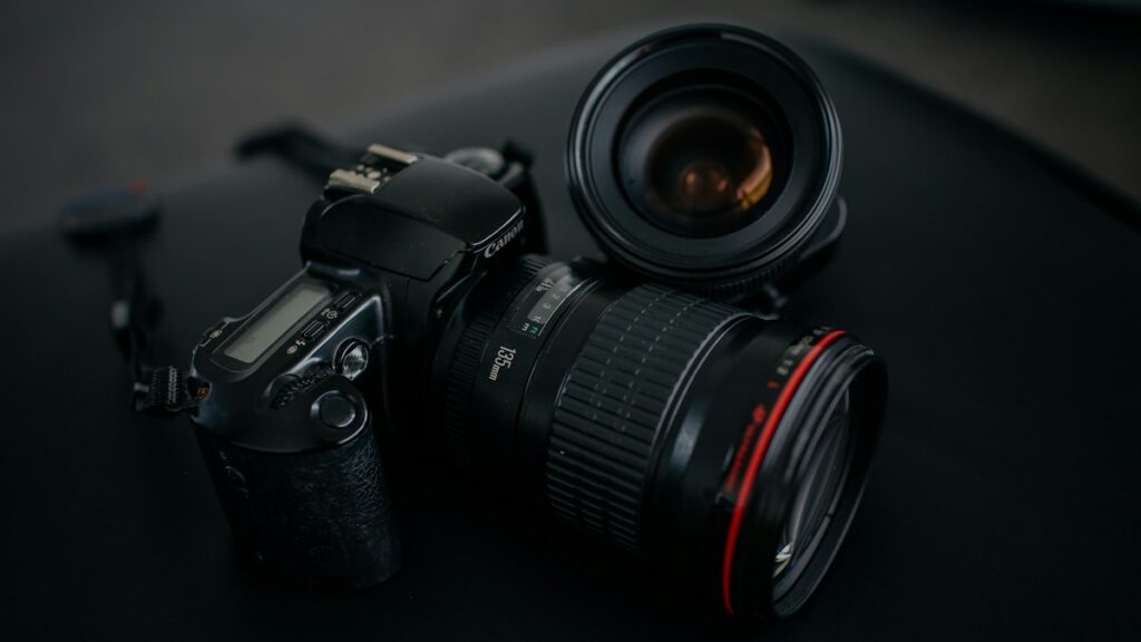 DSLR camera used for learning photography fundamentals