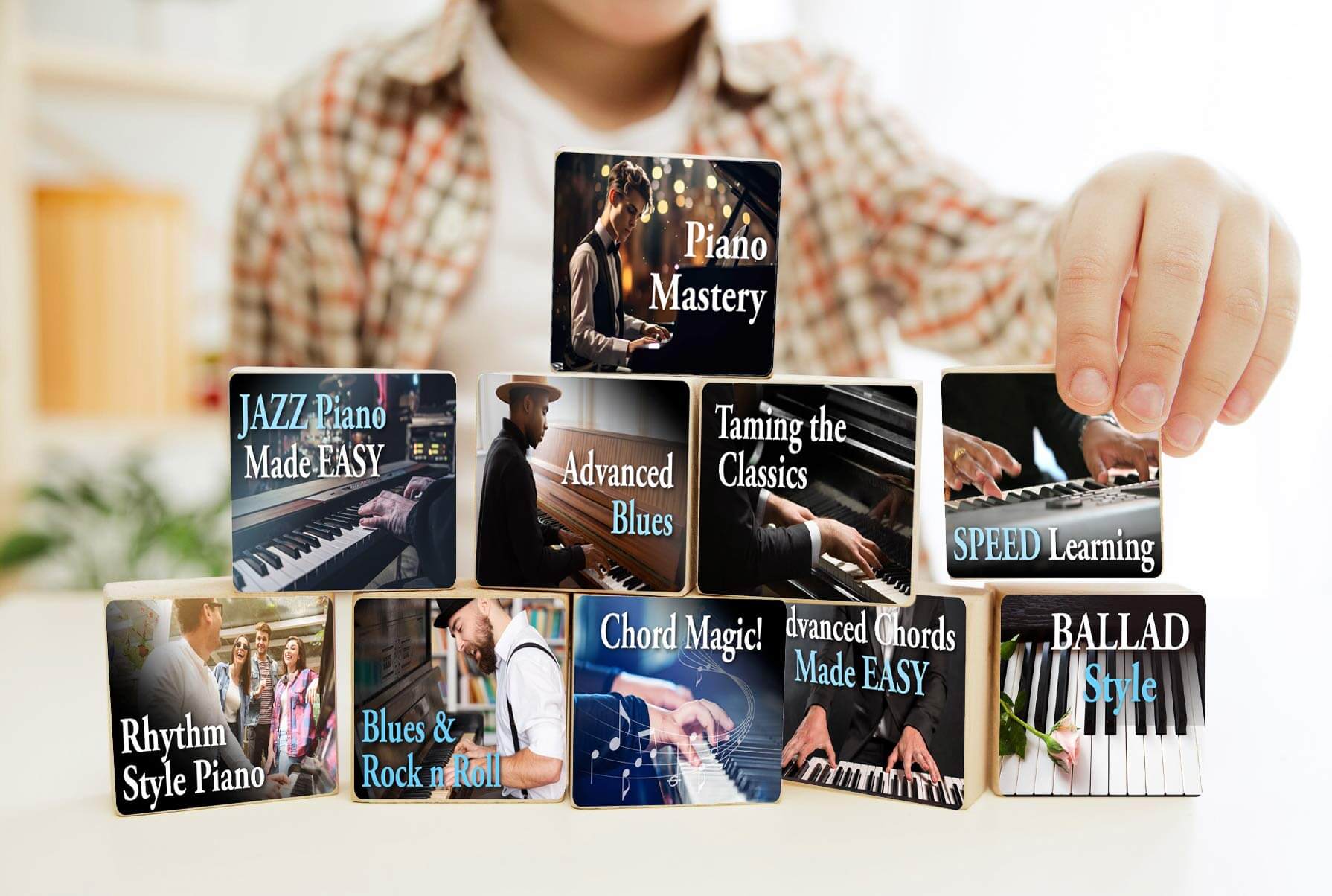 PianoForAll course materials with ebooks, video and audio piano lessons