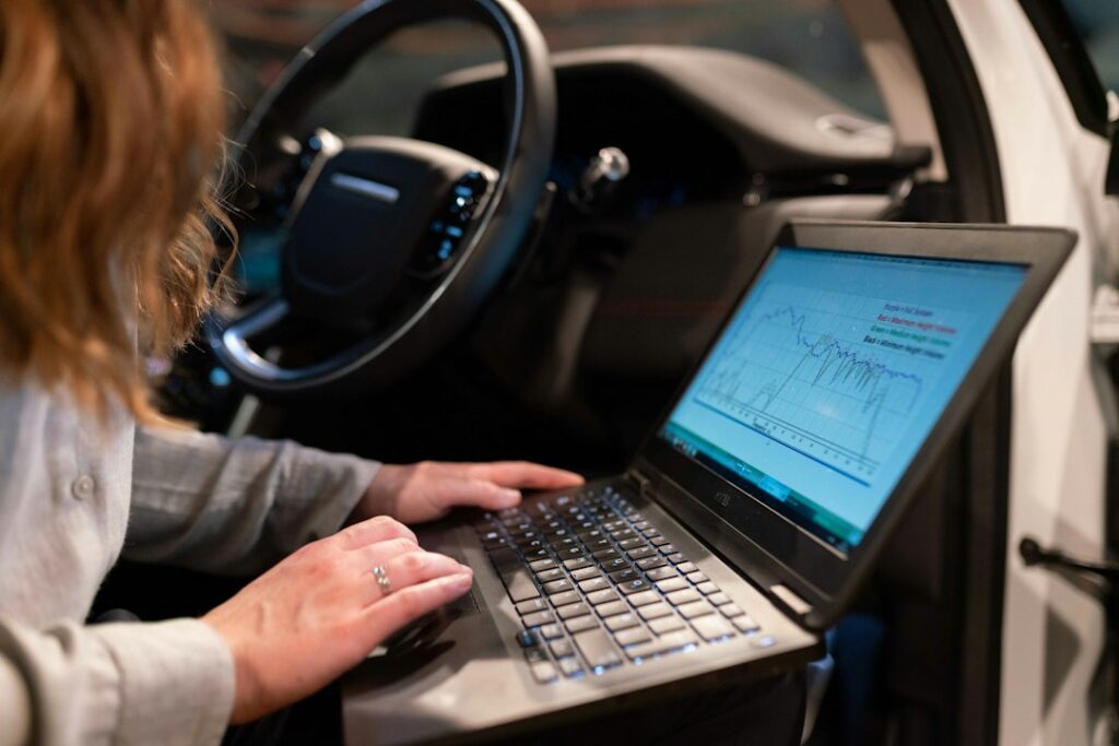 VIN inspection and vehicle report review