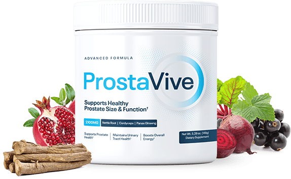 ProstaVive powder supplement product packaging