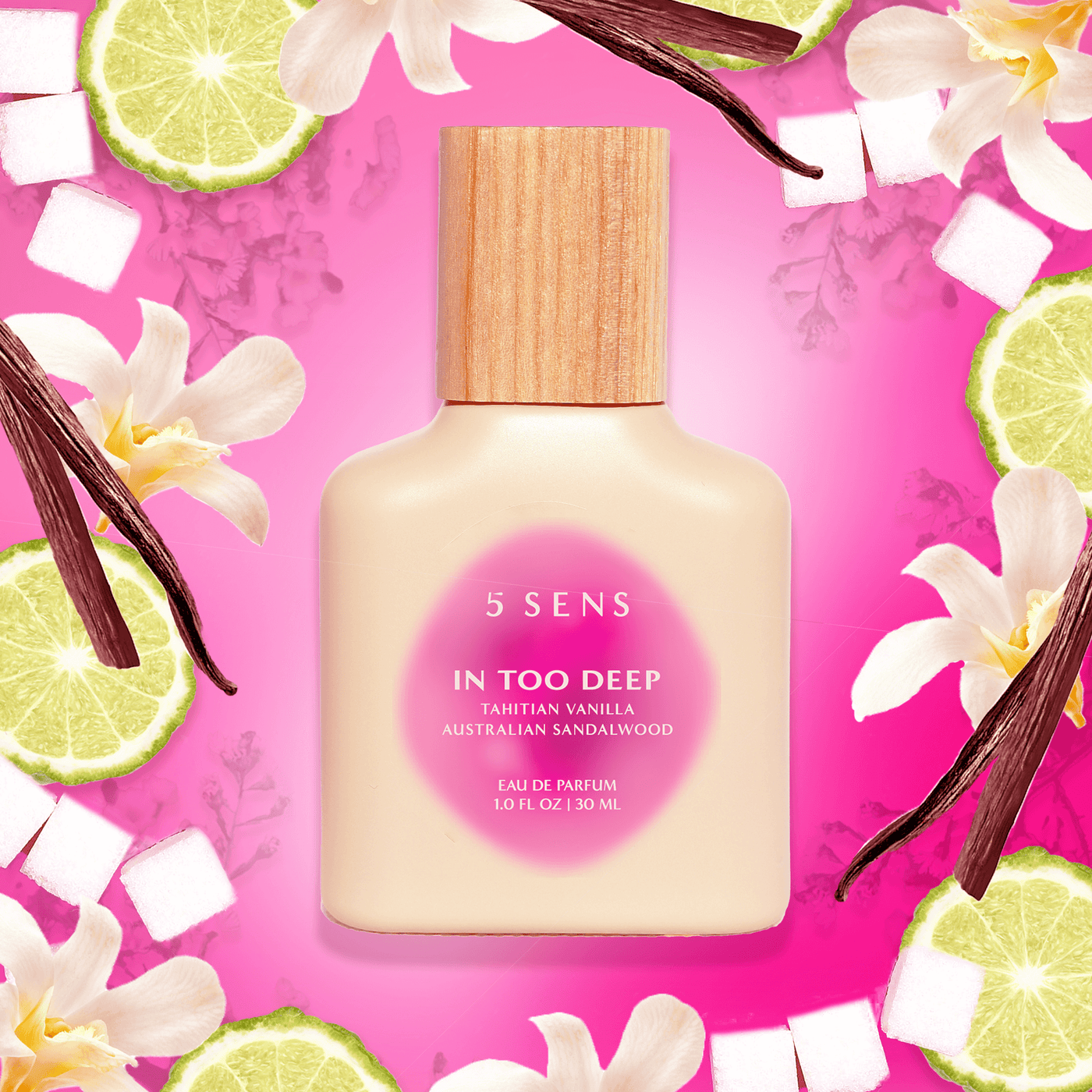 5 SENS In Too Deep Eau de Parfum bottle