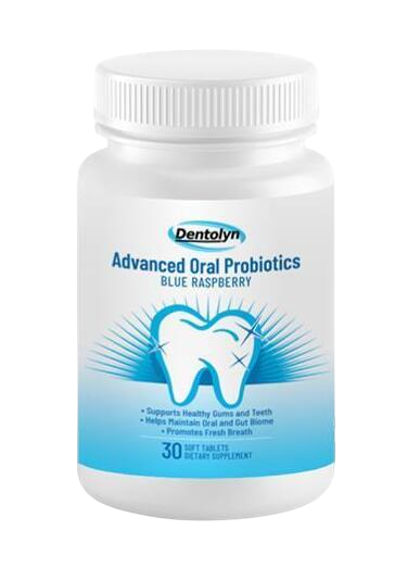 Dentolyn oral wellness supplement bottle