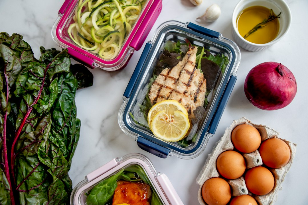 Healthy meal prep containers