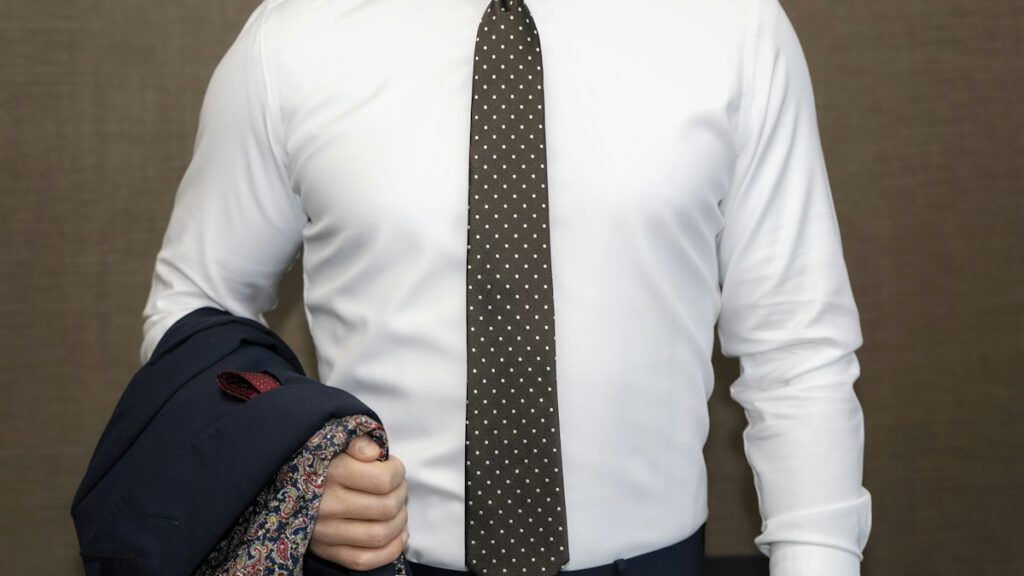 Dress shirt and tailored collar