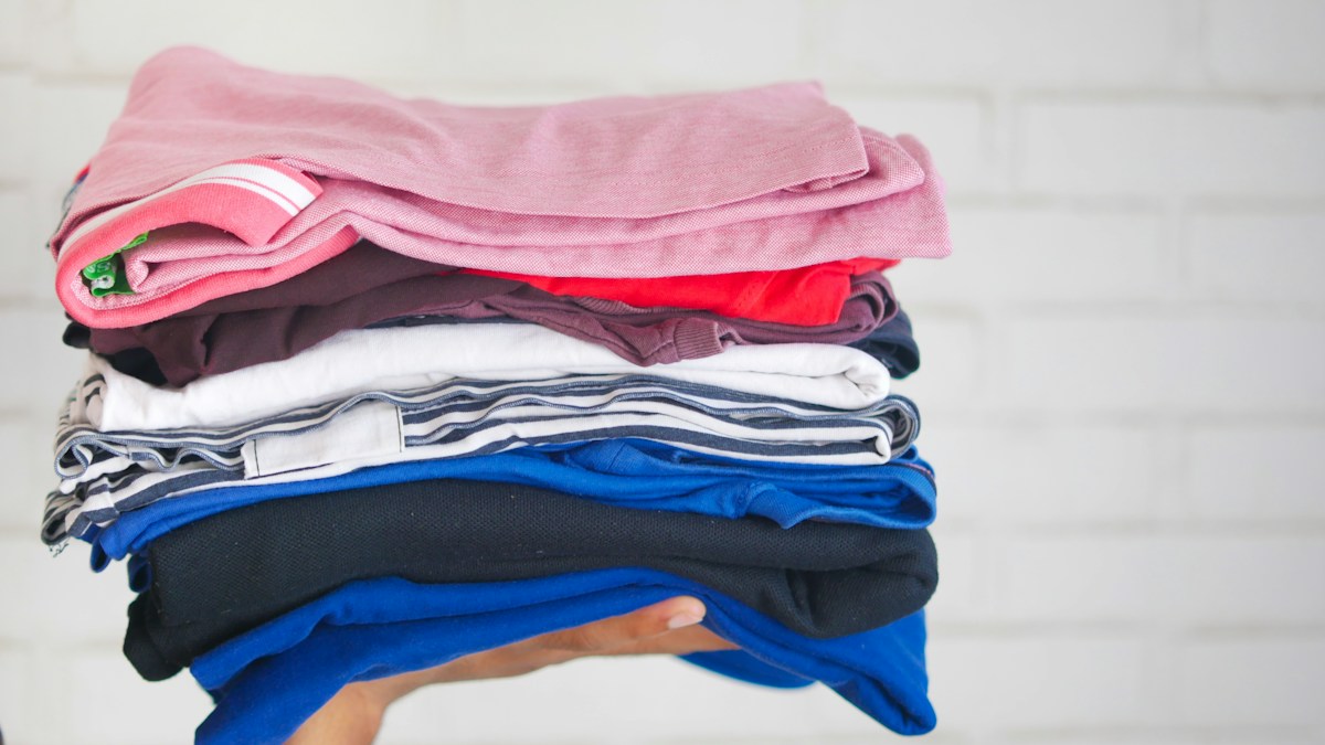 Colored clothing for washing