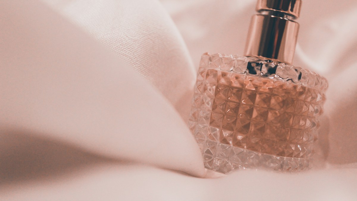 Cologne bottle for a men's fragrance routine