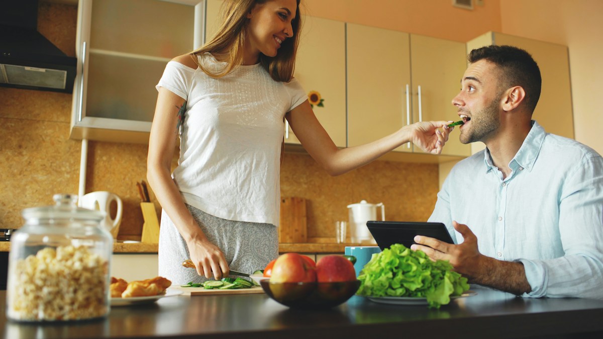 Editorial food and wellness photography illustrating digestive habits