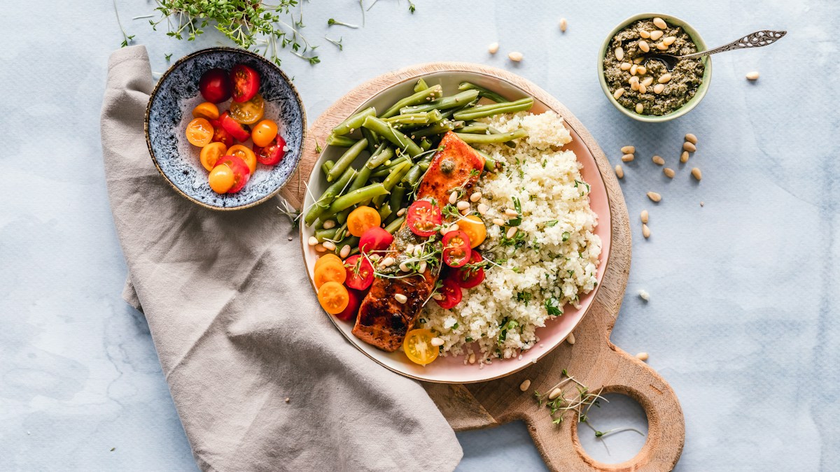Salmon and quinoa meal