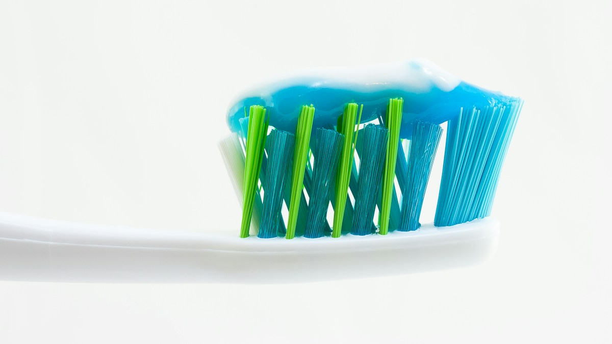 Toothbrush with toothpaste
