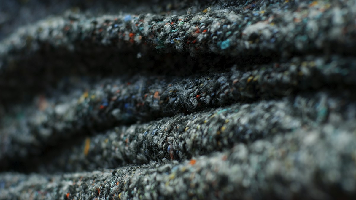 Soft boucle knit texture