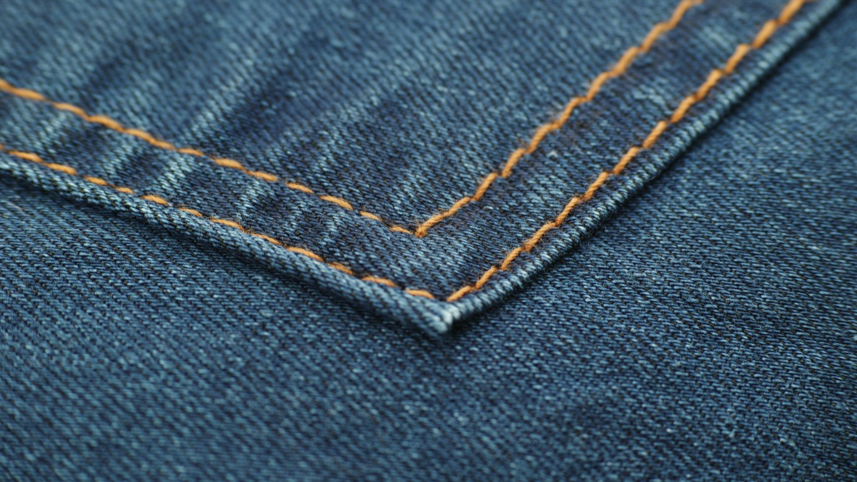 Close-up denim pocket