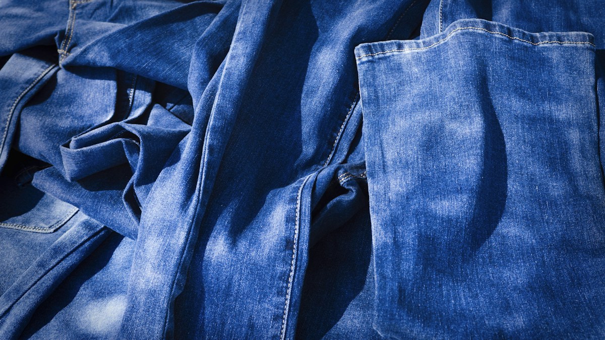 Denim textile surface