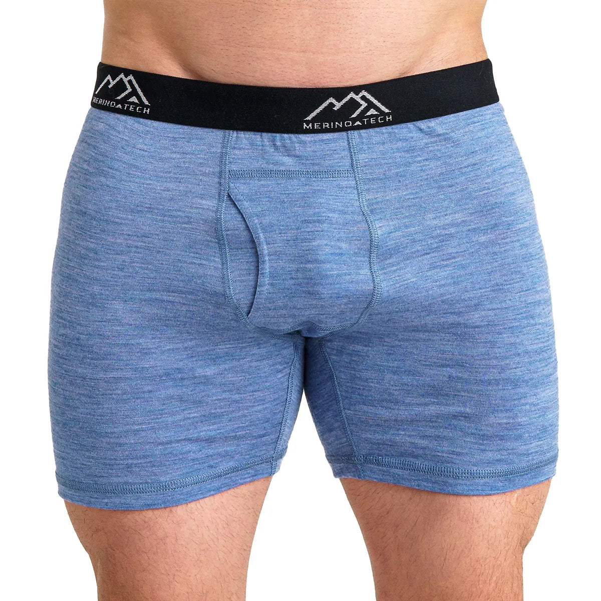 Deep blue 190 merino boxer briefs from Merino Tech