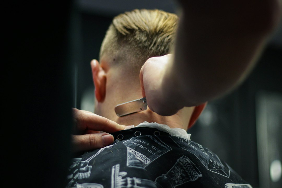 Clean short men's haircut
