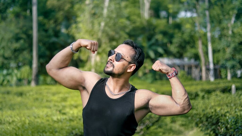 Mature man outdoors representing healthy aging