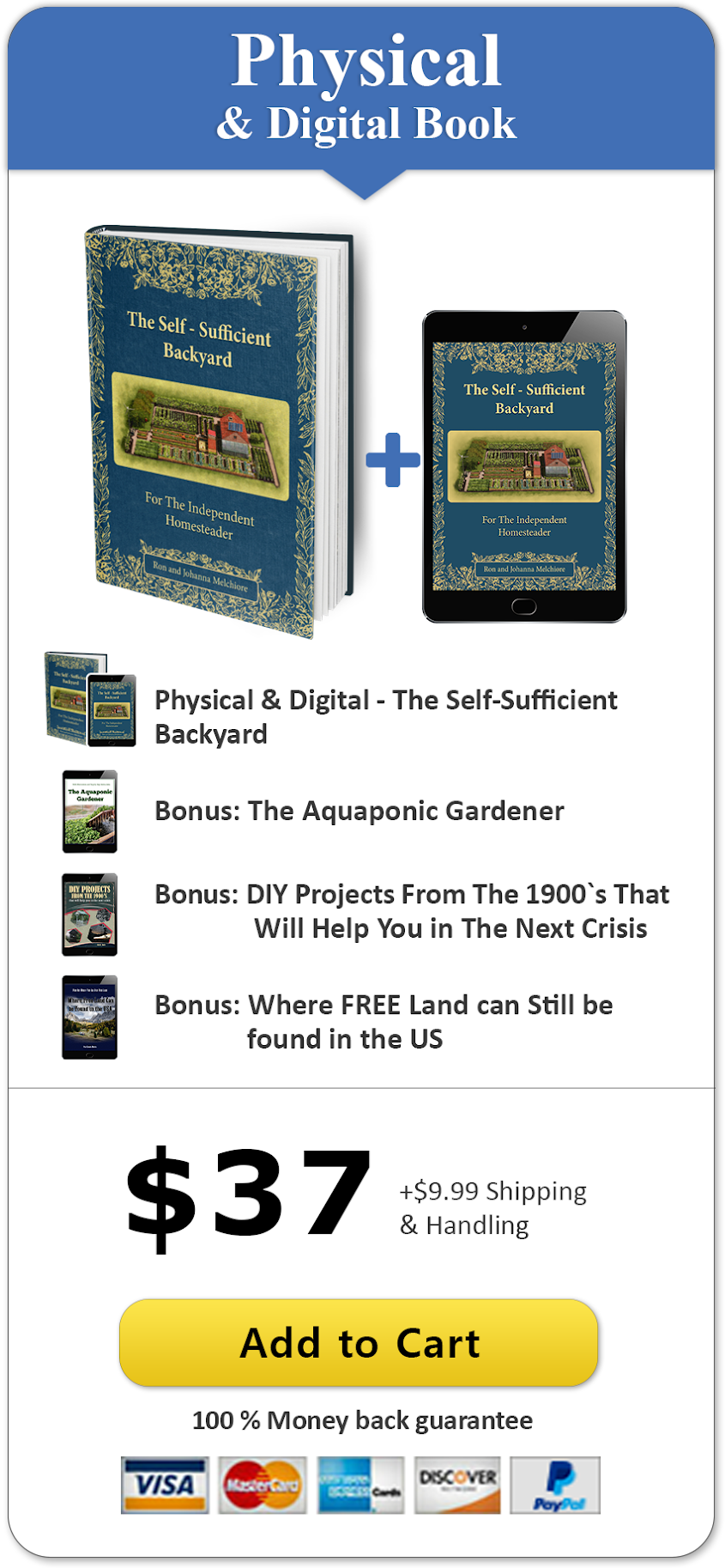 Official The Self-Sufficient Backyard product image — official merchant image